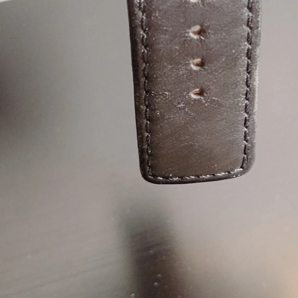Kenneth Cole Reaction Womens Black Leather and Stainless‎ Steel Band Watch